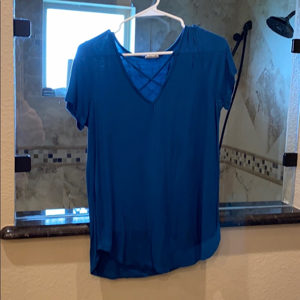 blue blouse